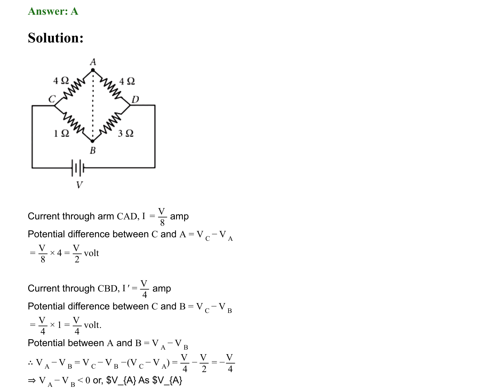 Current Electricity solution 91