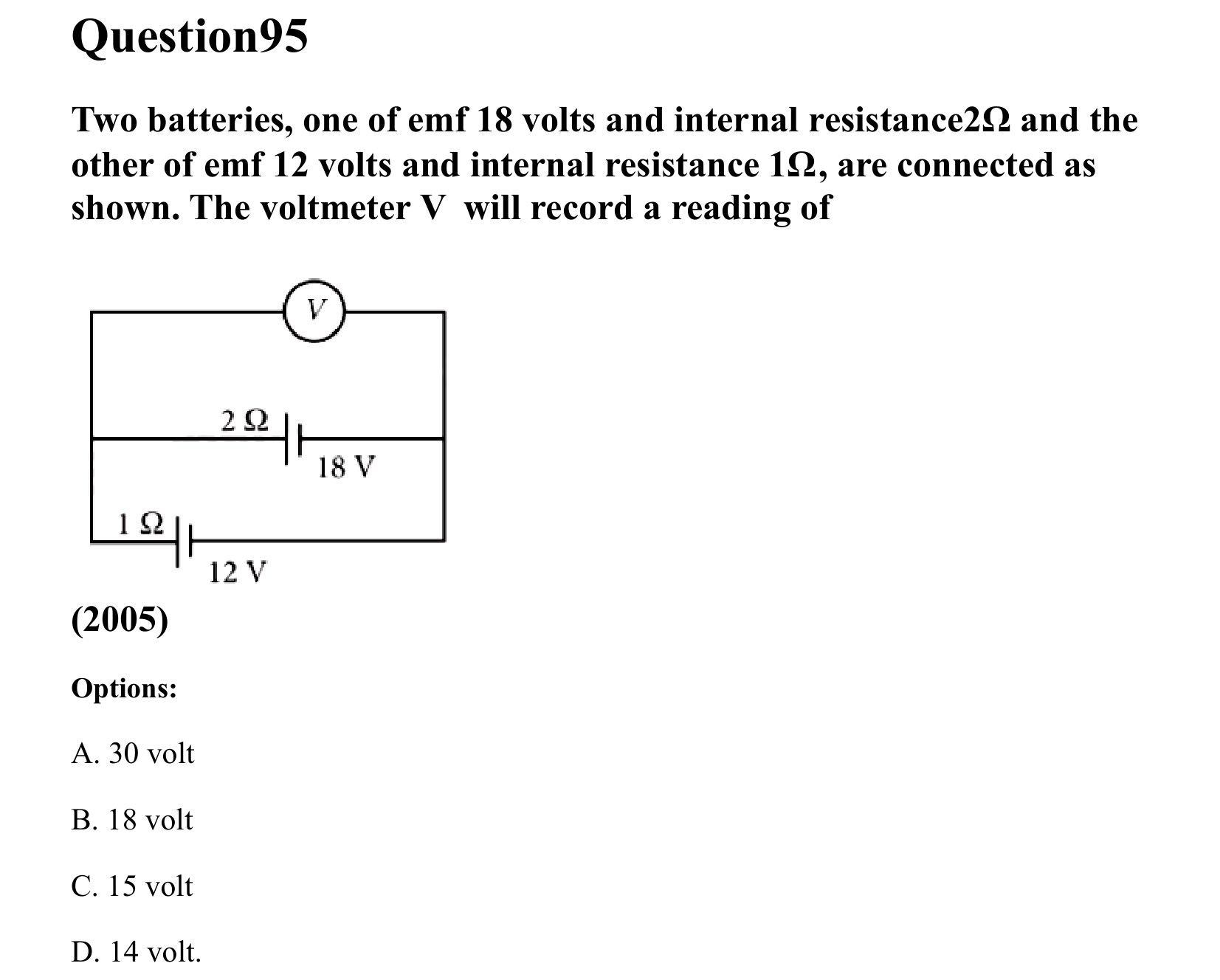 Current Electricity question 95