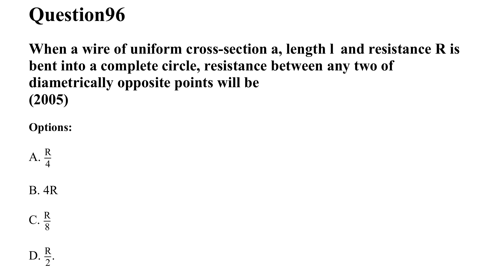 Current Electricity question 96