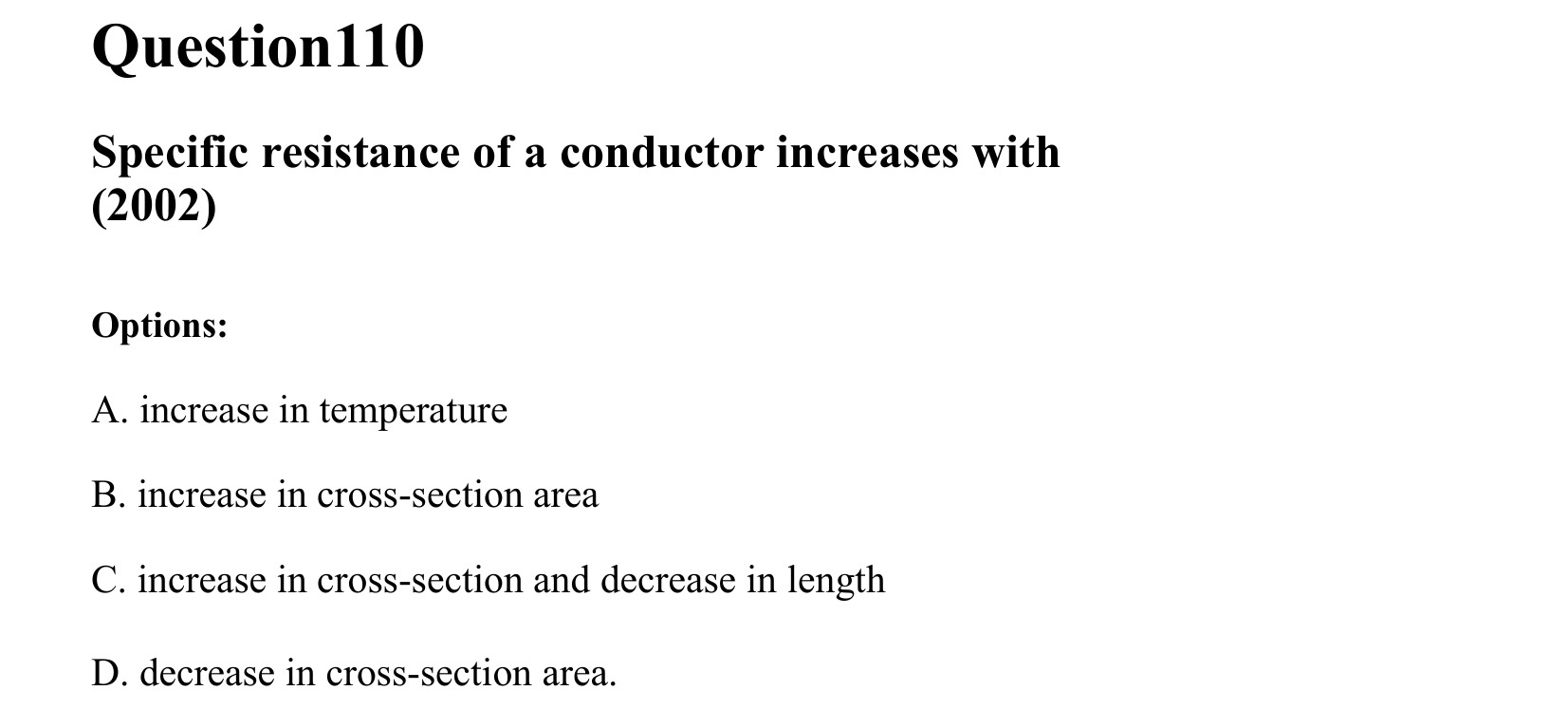 Current Electricity question 110