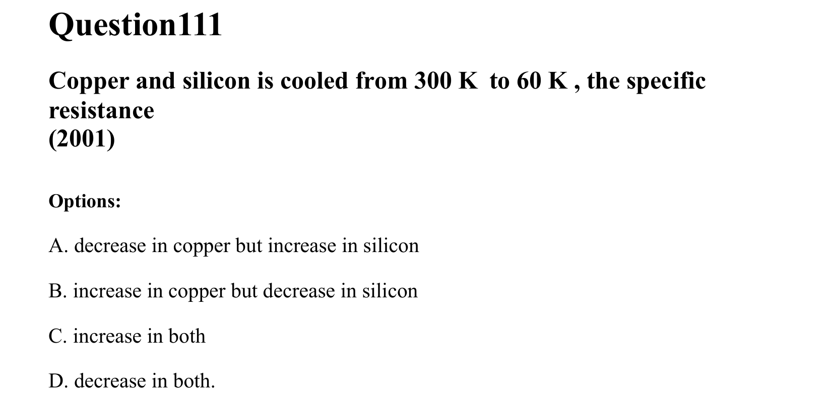 Current Electricity question 111