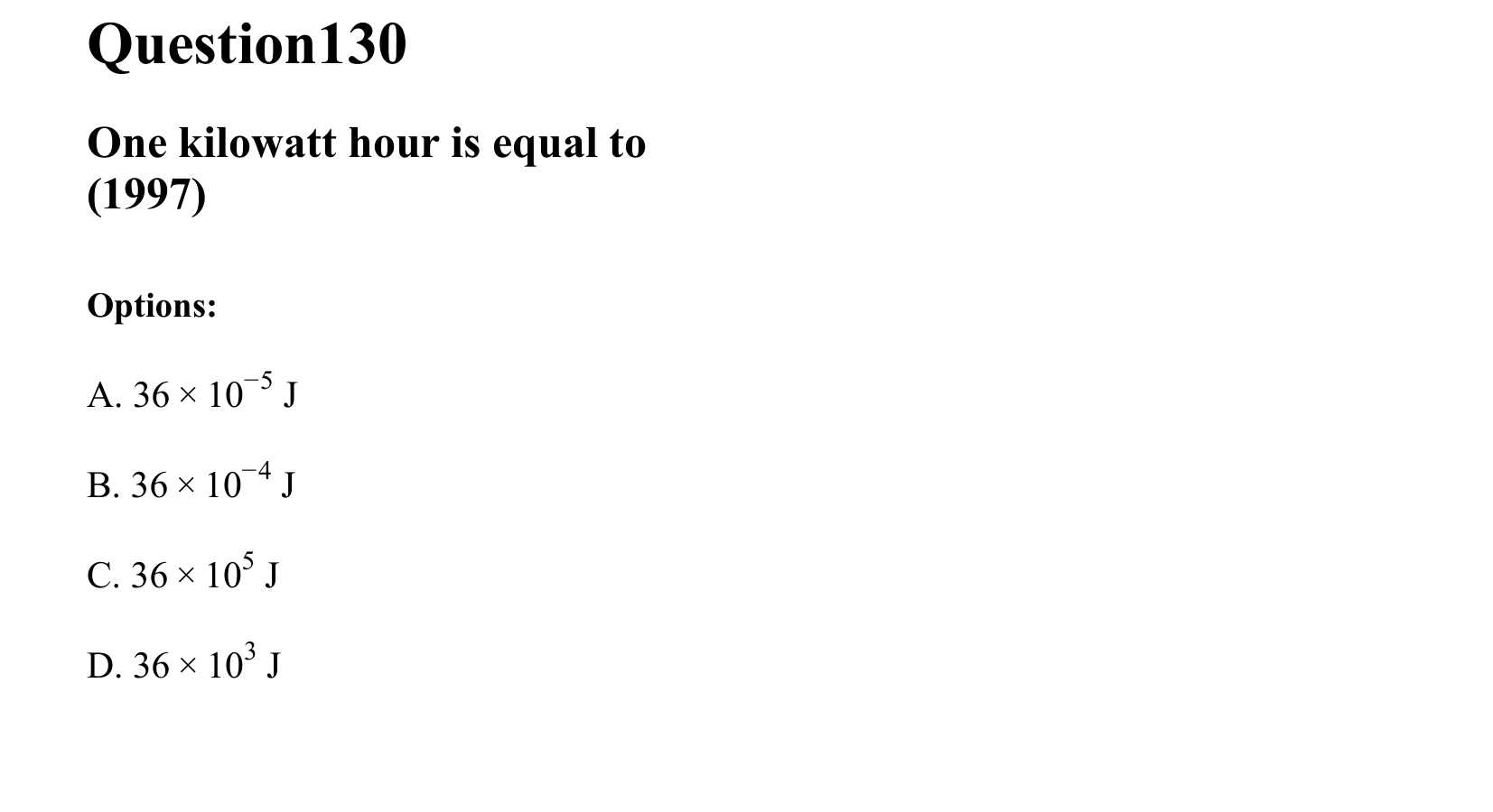 Current Electricity question 130