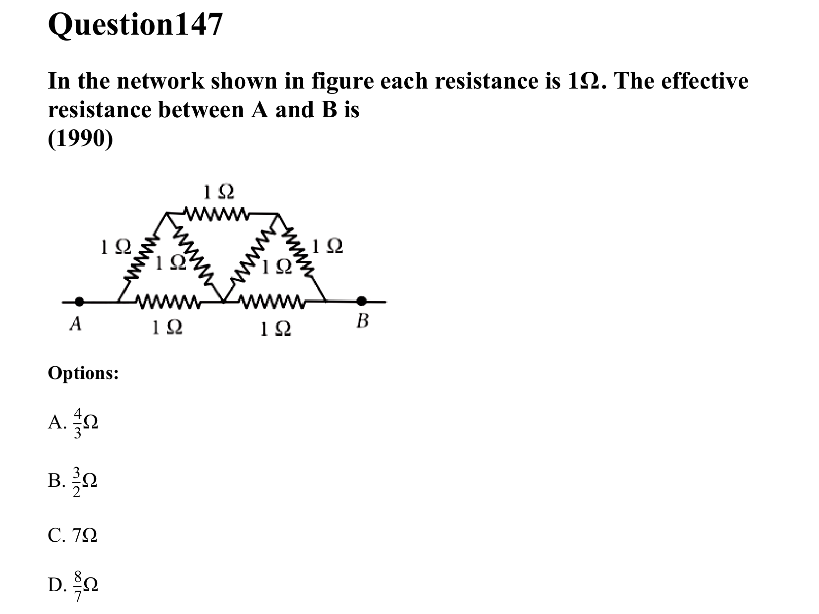 Current Electricity question 147