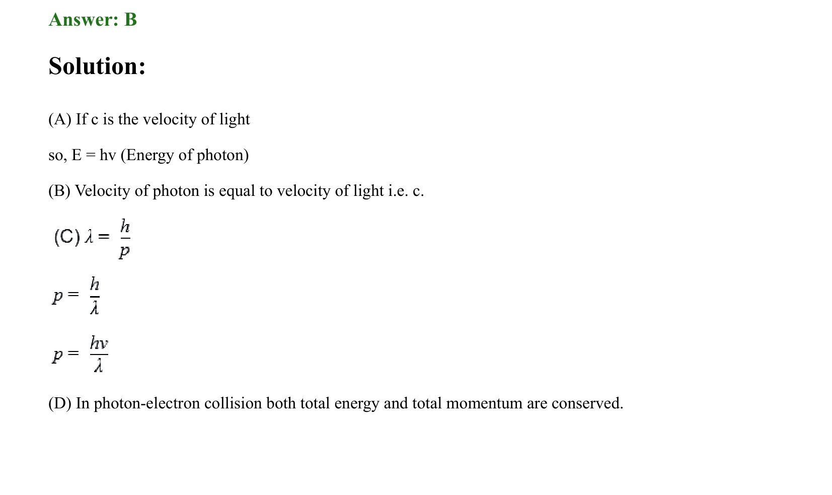 Dual Nature of Matter and Radiation solution 12