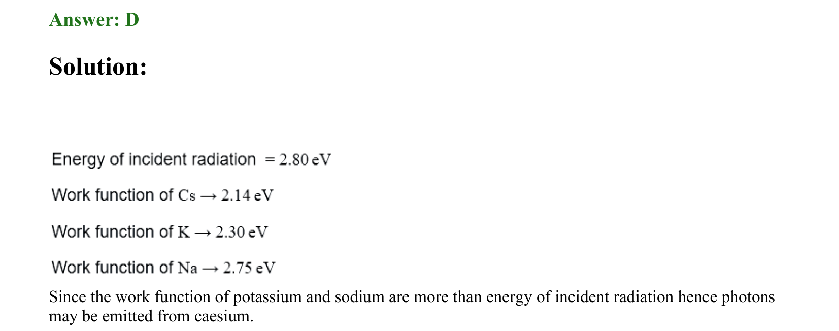 Dual Nature of Matter and Radiation solution 13