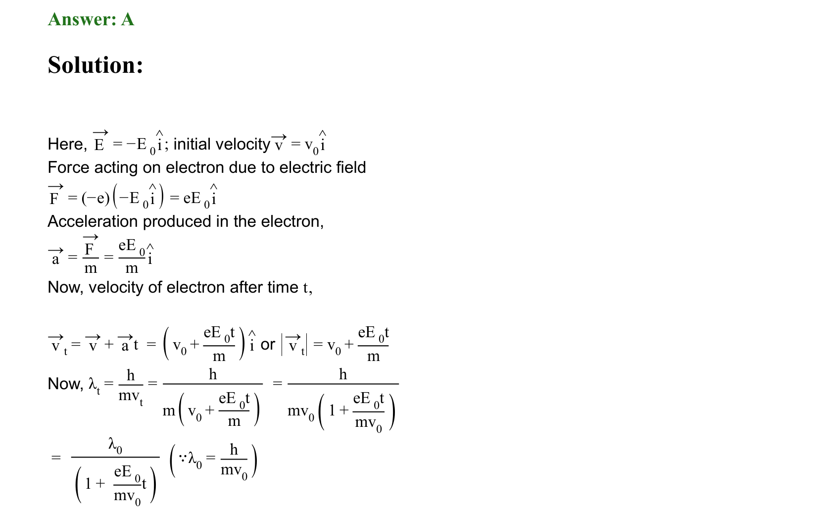 Dual Nature of Matter and Radiation solution 25