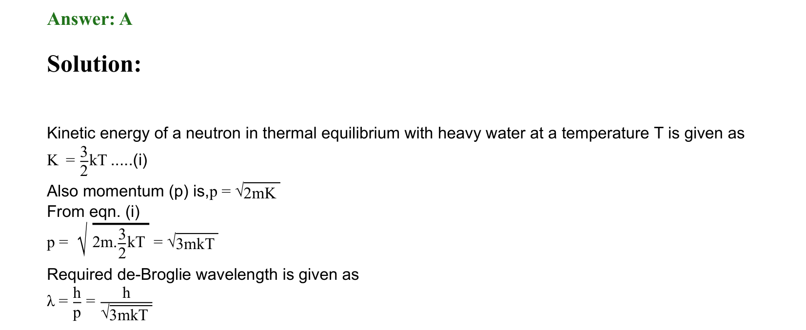 Dual Nature of Matter and Radiation solution 27