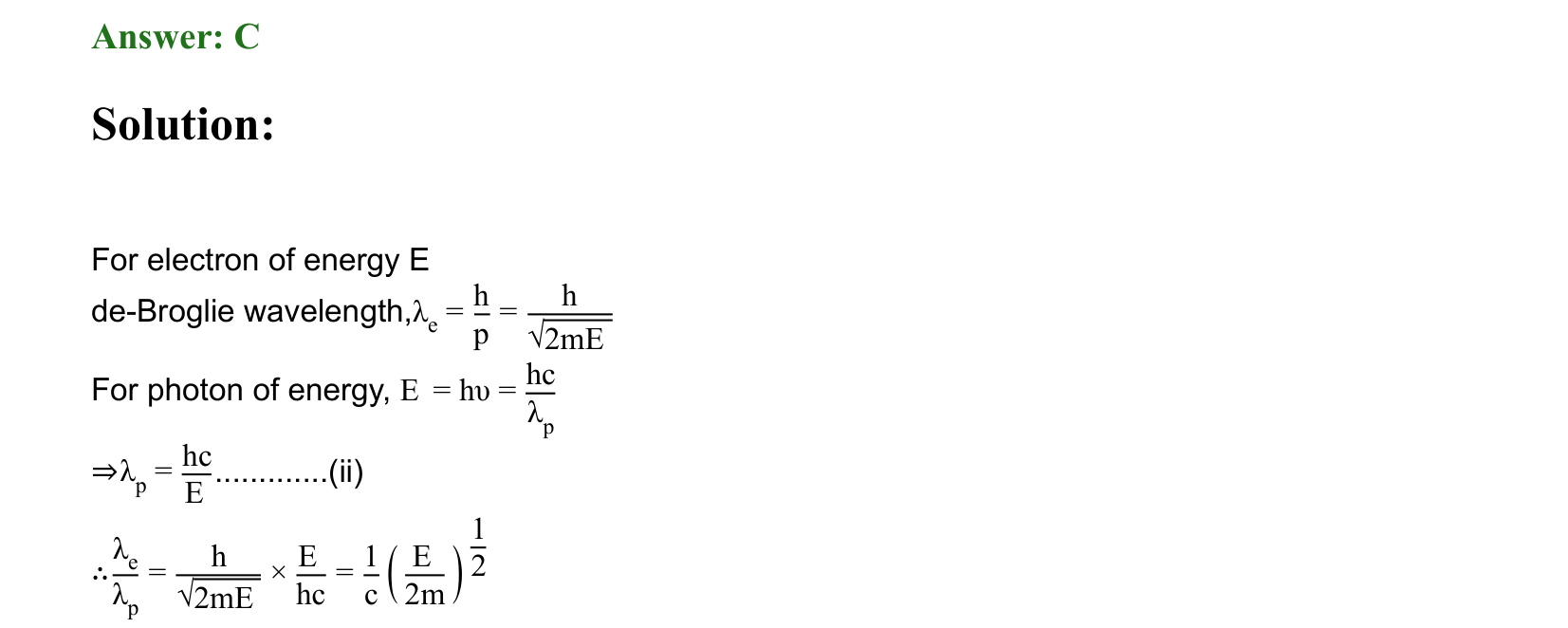 Dual Nature of Matter and Radiation solution 29