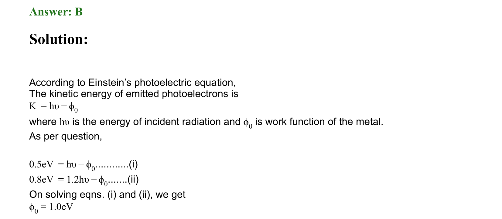 Dual Nature of Matter and Radiation solution 37