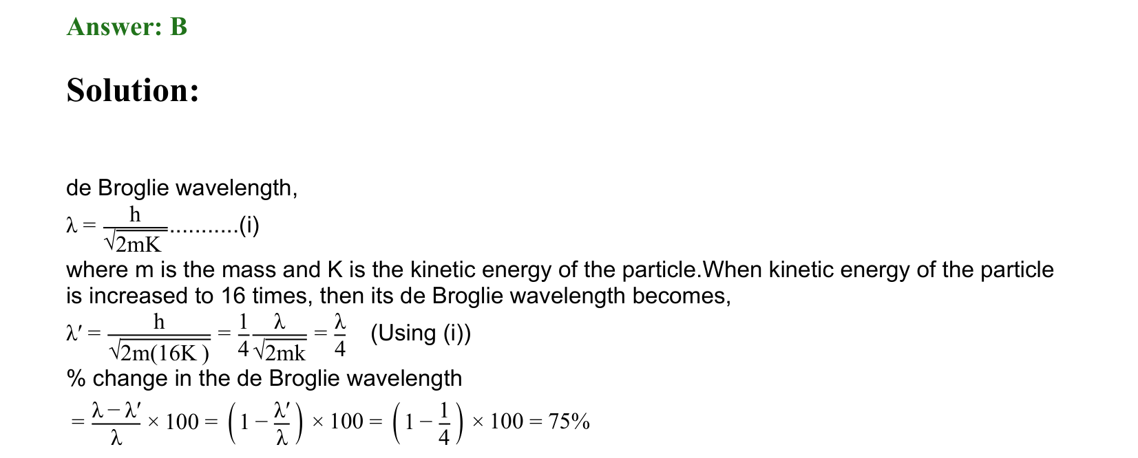 Dual Nature of Matter and Radiation solution 38
