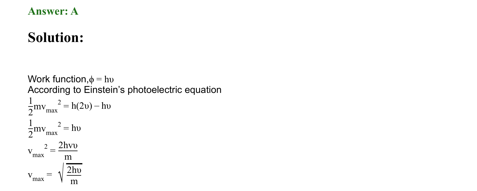 Dual Nature of Matter and Radiation solution 40