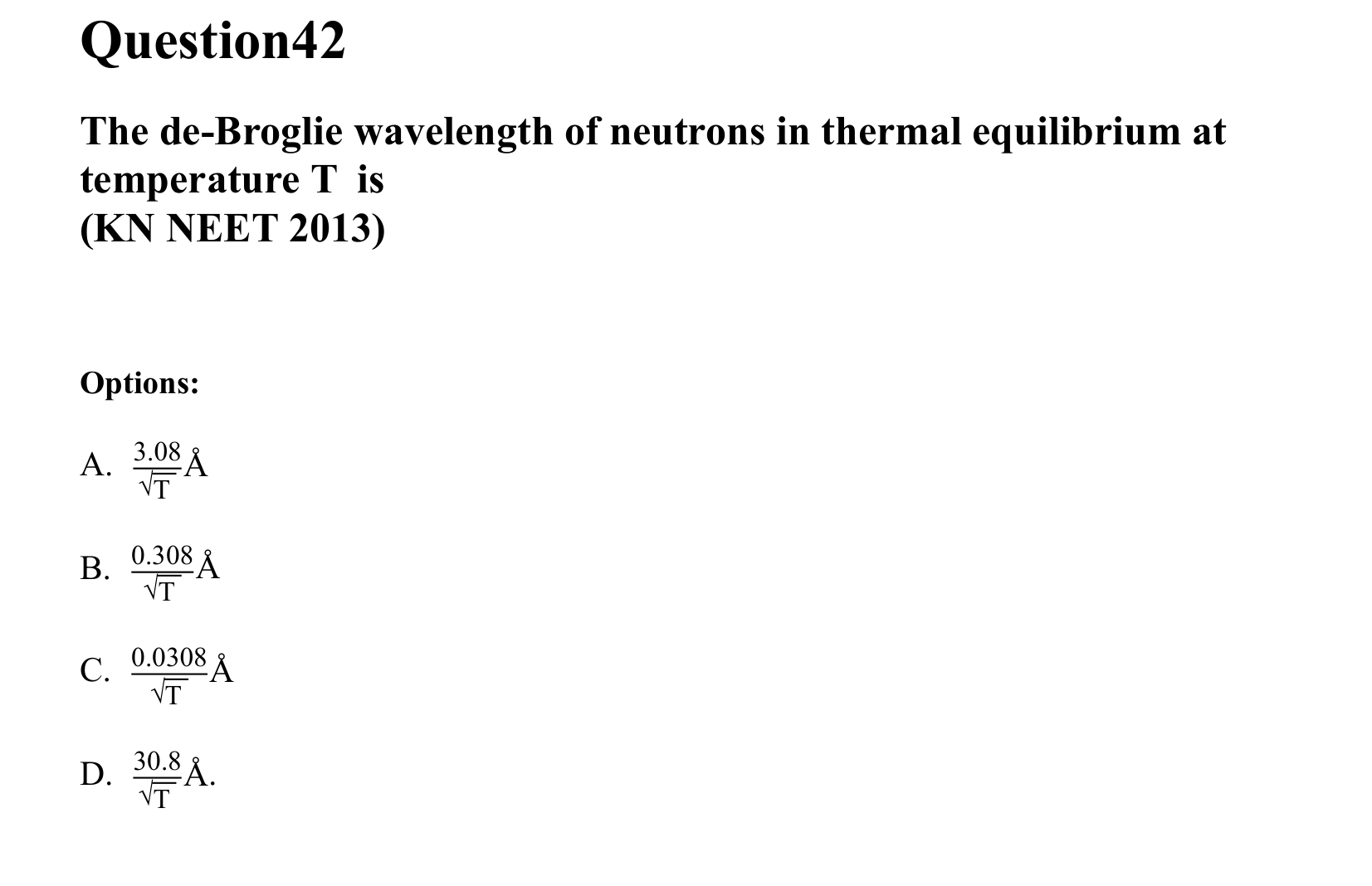 Dual Nature of Matter and Radiation question 42
