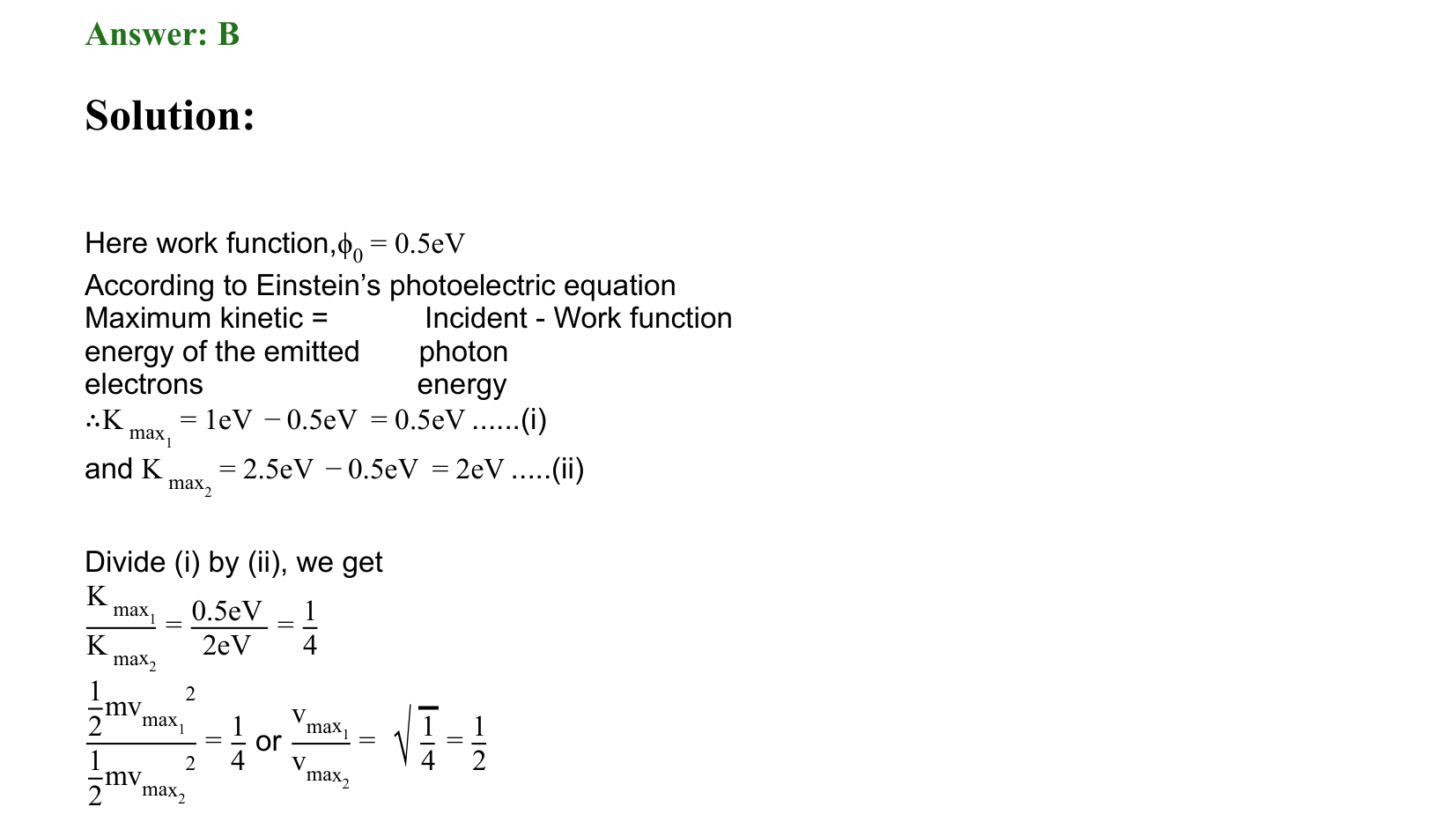 Dual Nature of Matter and Radiation solution 49