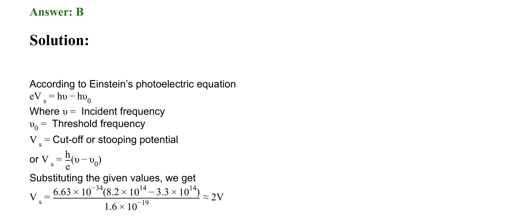 Dual Nature of Matter and Radiation solution 52