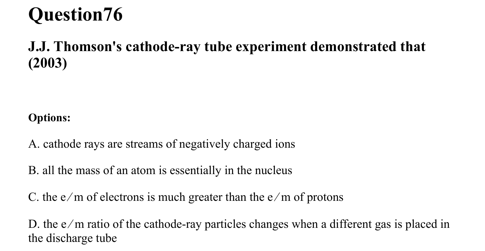 Dual Nature of Matter and Radiation question 76