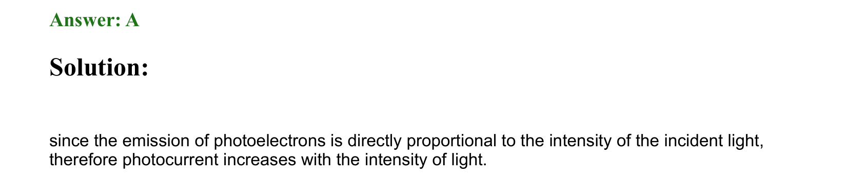 Dual Nature of Matter and Radiation solution 90