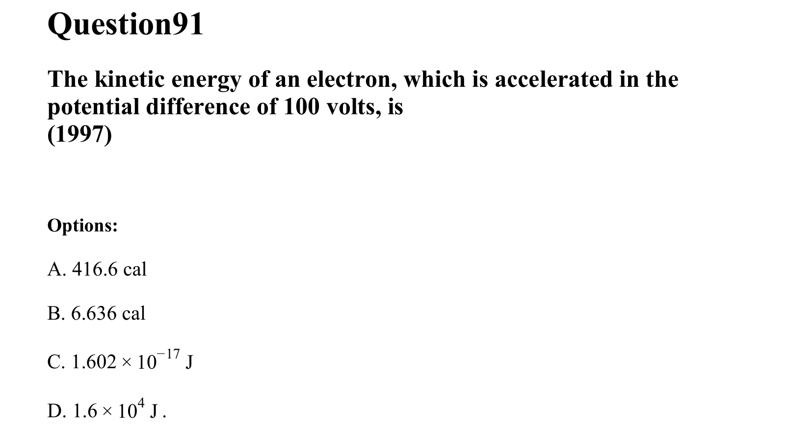 Dual Nature of Matter and Radiation question 91