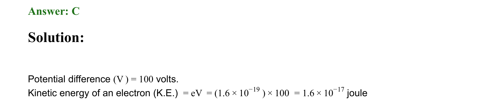Dual Nature of Matter and Radiation solution 91