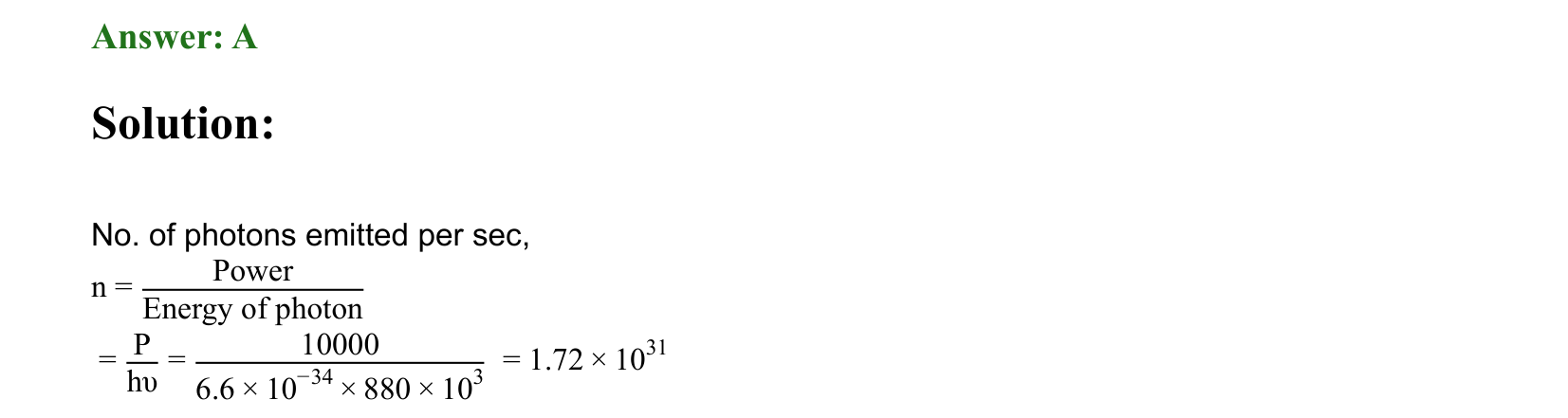 Dual Nature of Matter and Radiation solution 106
