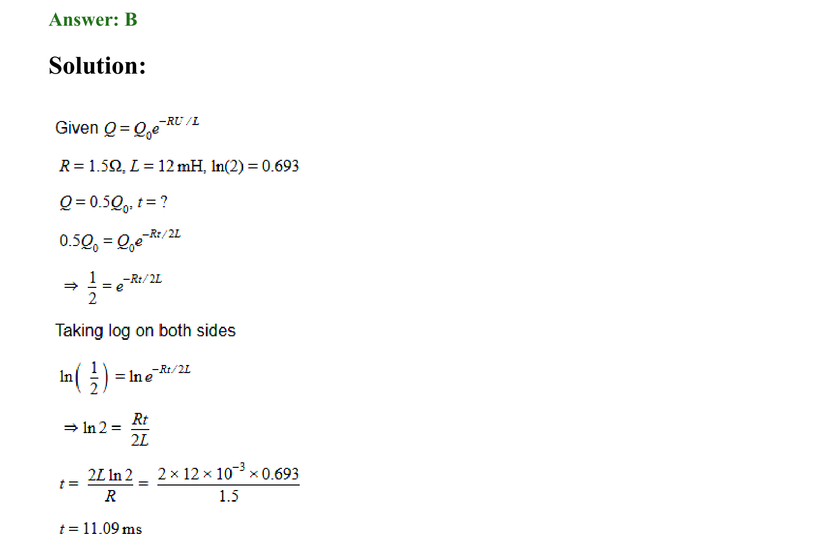 Electromagnetic Induction and Alternating Current solution 13