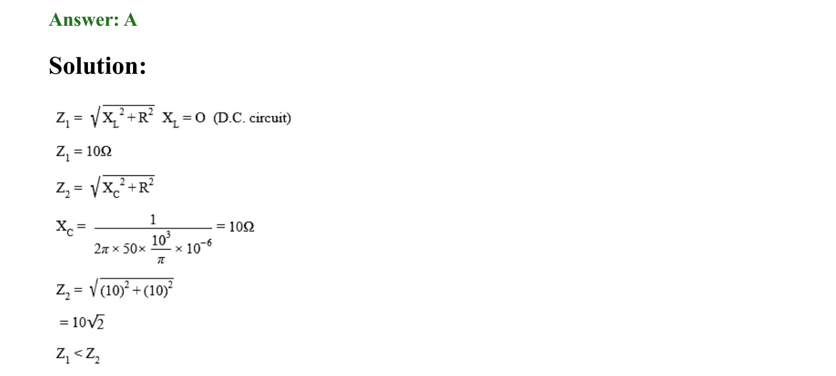 Electromagnetic Induction and Alternating Current solution 22