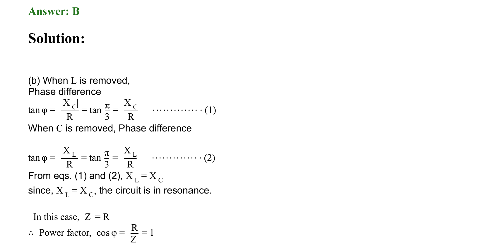 Electromagnetic Induction and Alternating Current solution 39