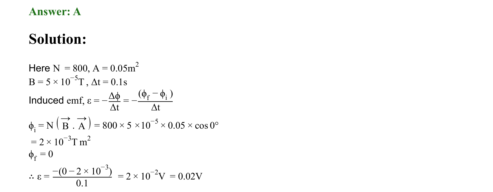 Electromagnetic Induction and Alternating Current solution 41