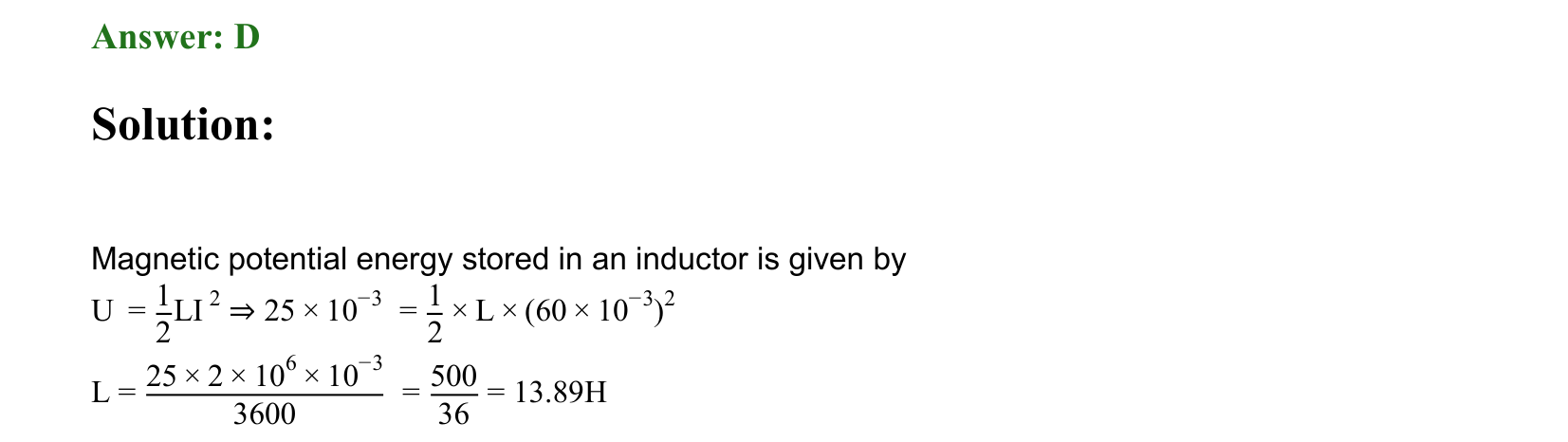 Electromagnetic Induction and Alternating Current solution 44