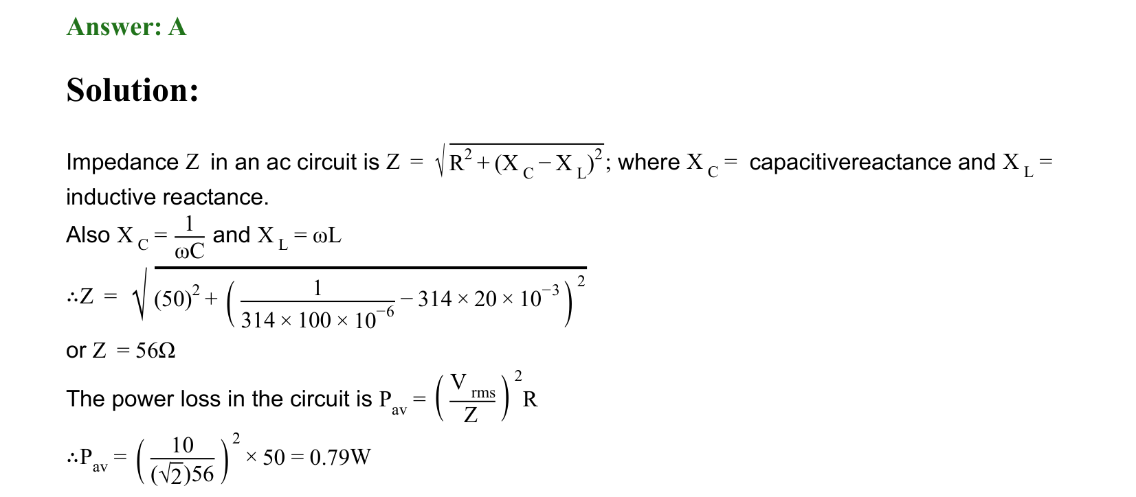 Electromagnetic Induction and Alternating Current solution 45