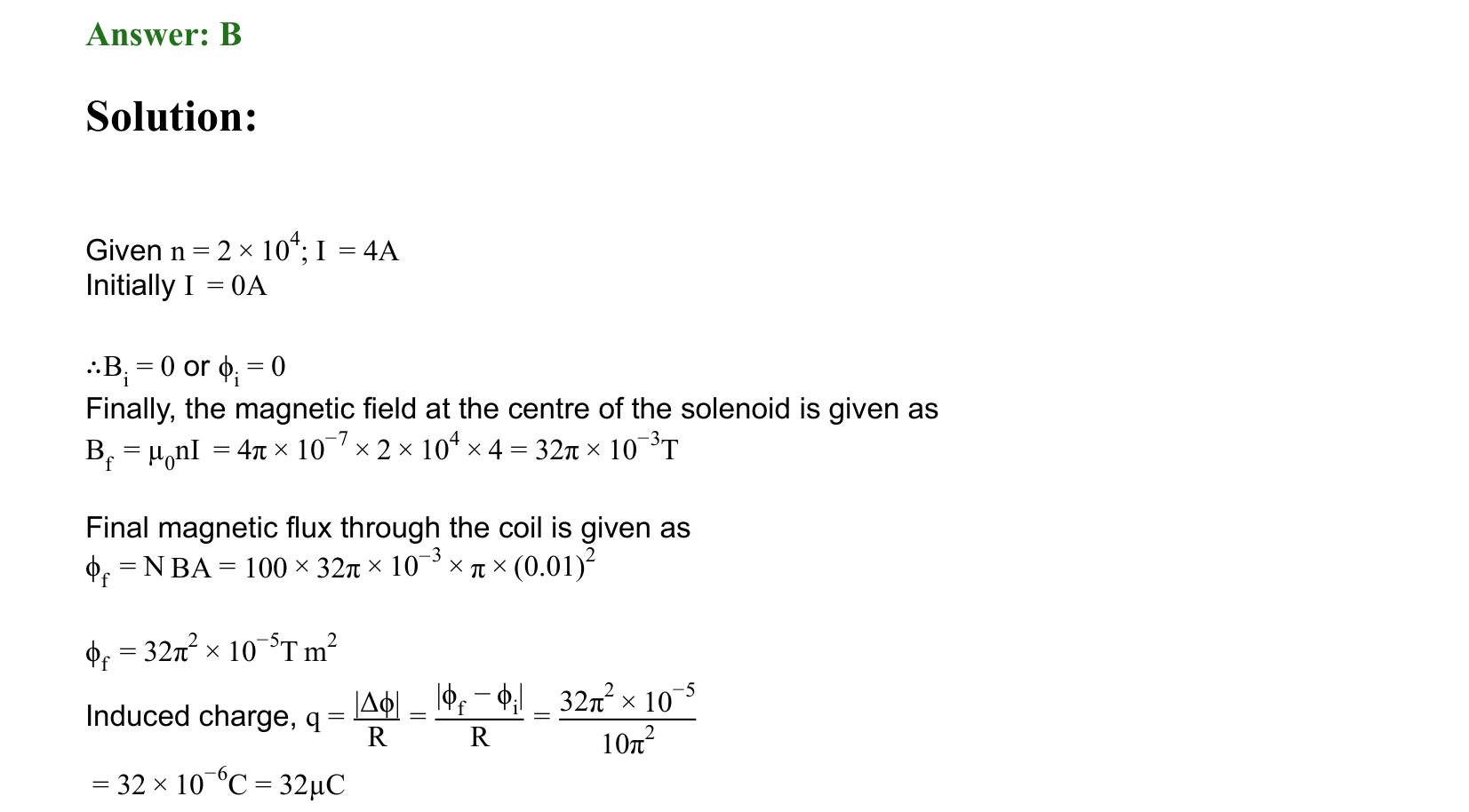 Electromagnetic Induction and Alternating Current solution 46