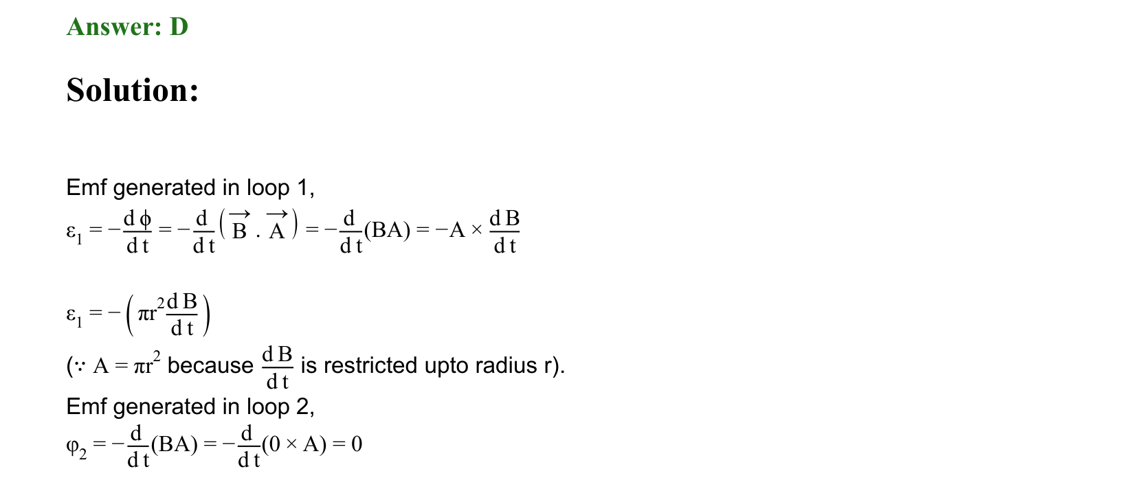 Electromagnetic Induction and Alternating Current solution 52