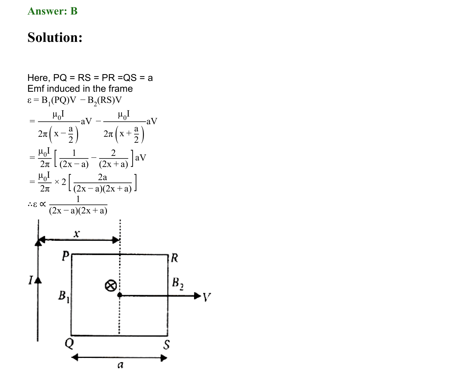 Electromagnetic Induction and Alternating Current solution 55