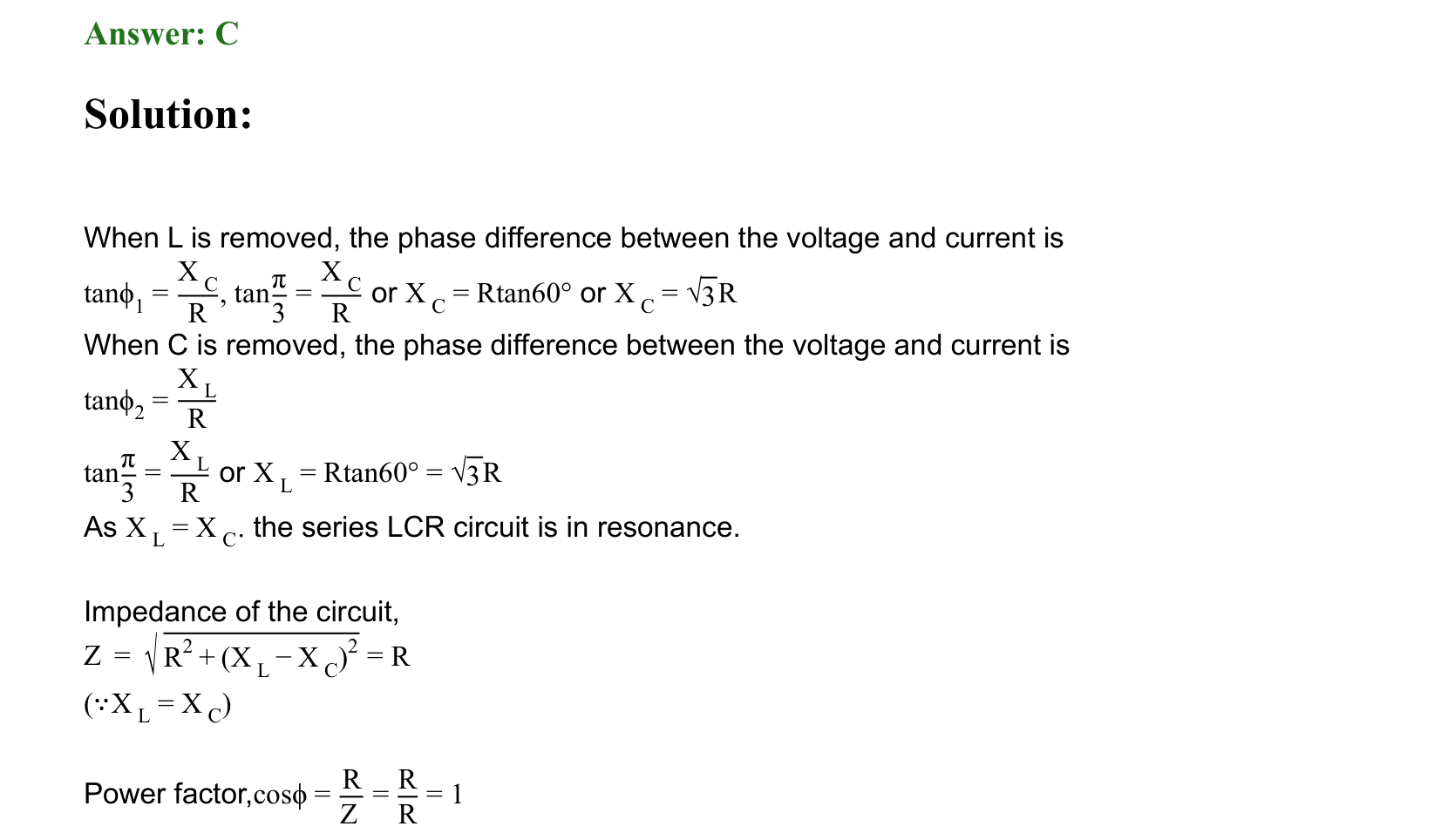 Electromagnetic Induction and Alternating Current solution 62