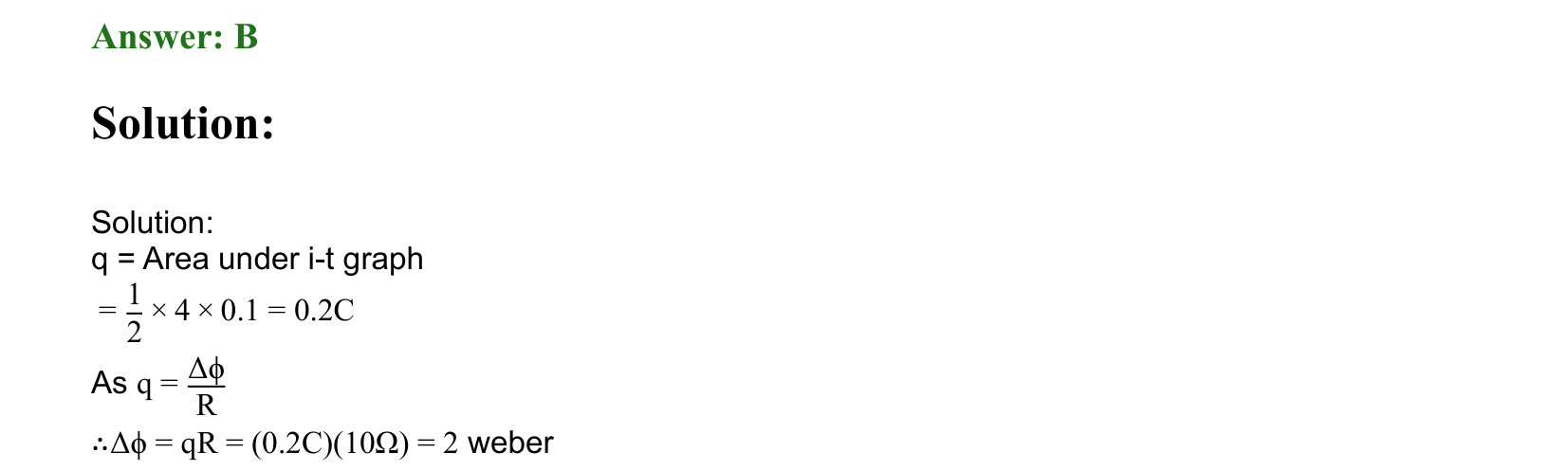 Electromagnetic Induction and Alternating Current solution 67