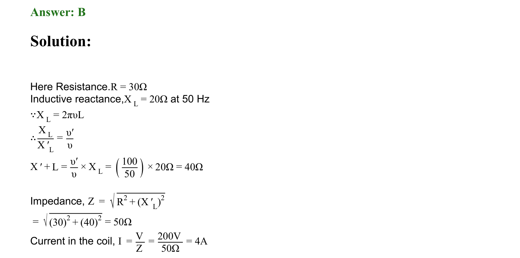 Electromagnetic Induction and Alternating Current solution 72