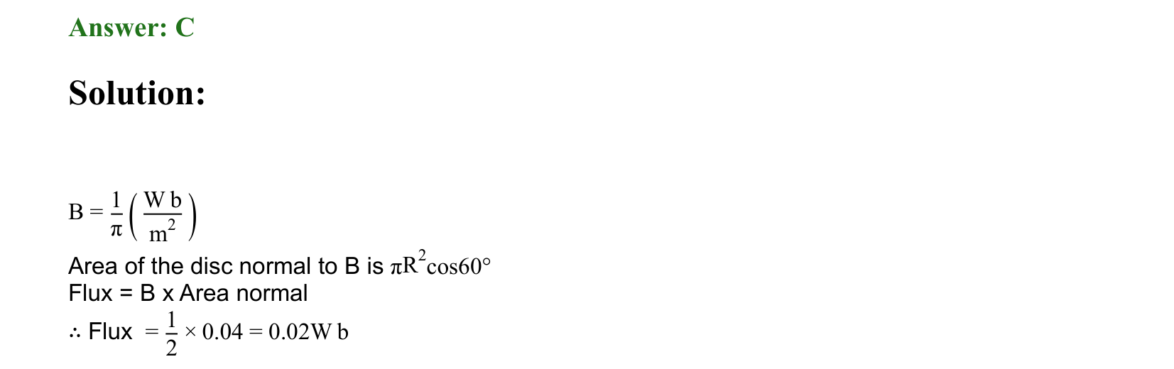 Electromagnetic Induction and Alternating Current solution 82