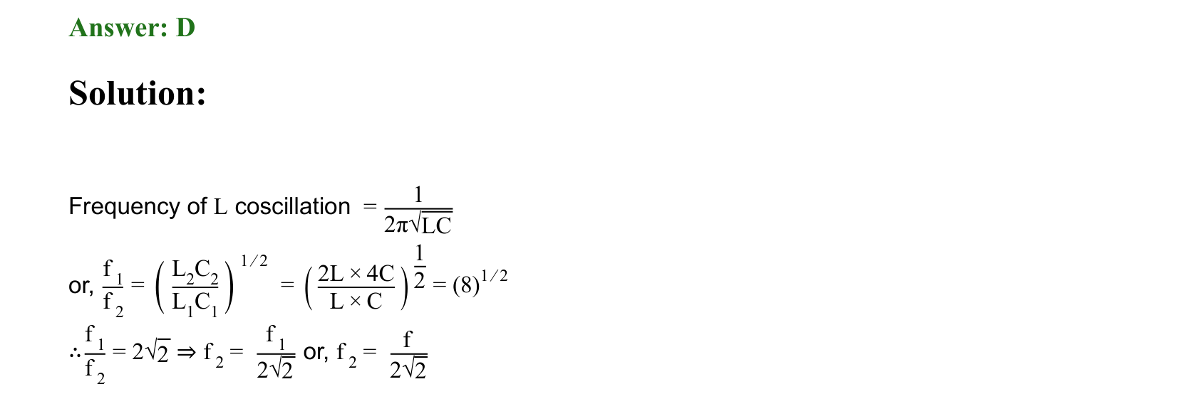 Electromagnetic Induction and Alternating Current solution 89