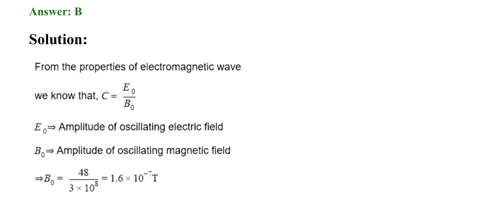 Electromagnetic Waves solution 8