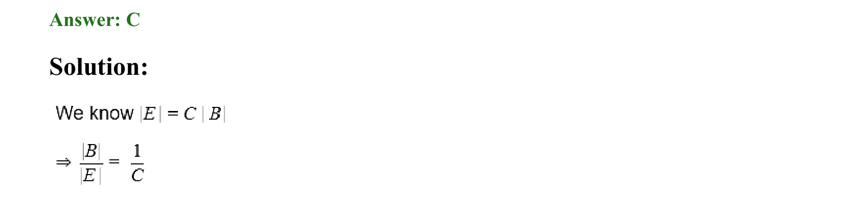Electromagnetic Waves solution 14