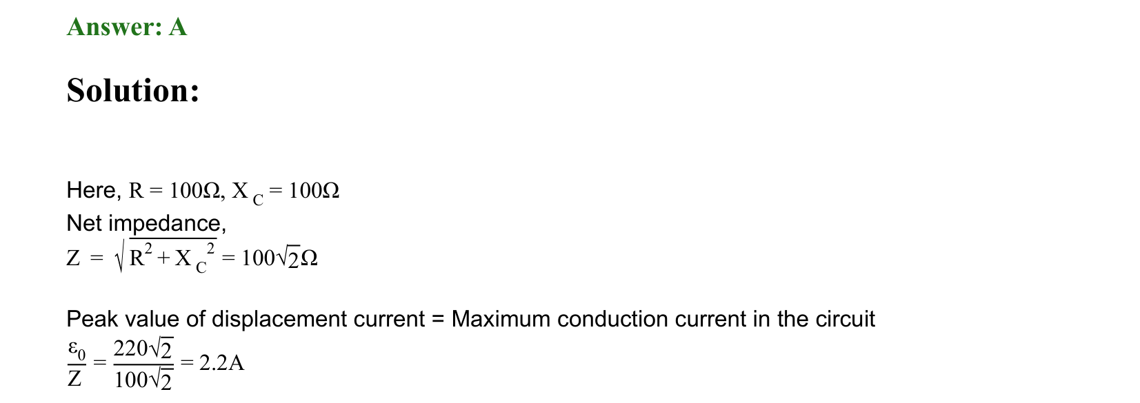 Electromagnetic Waves solution 24