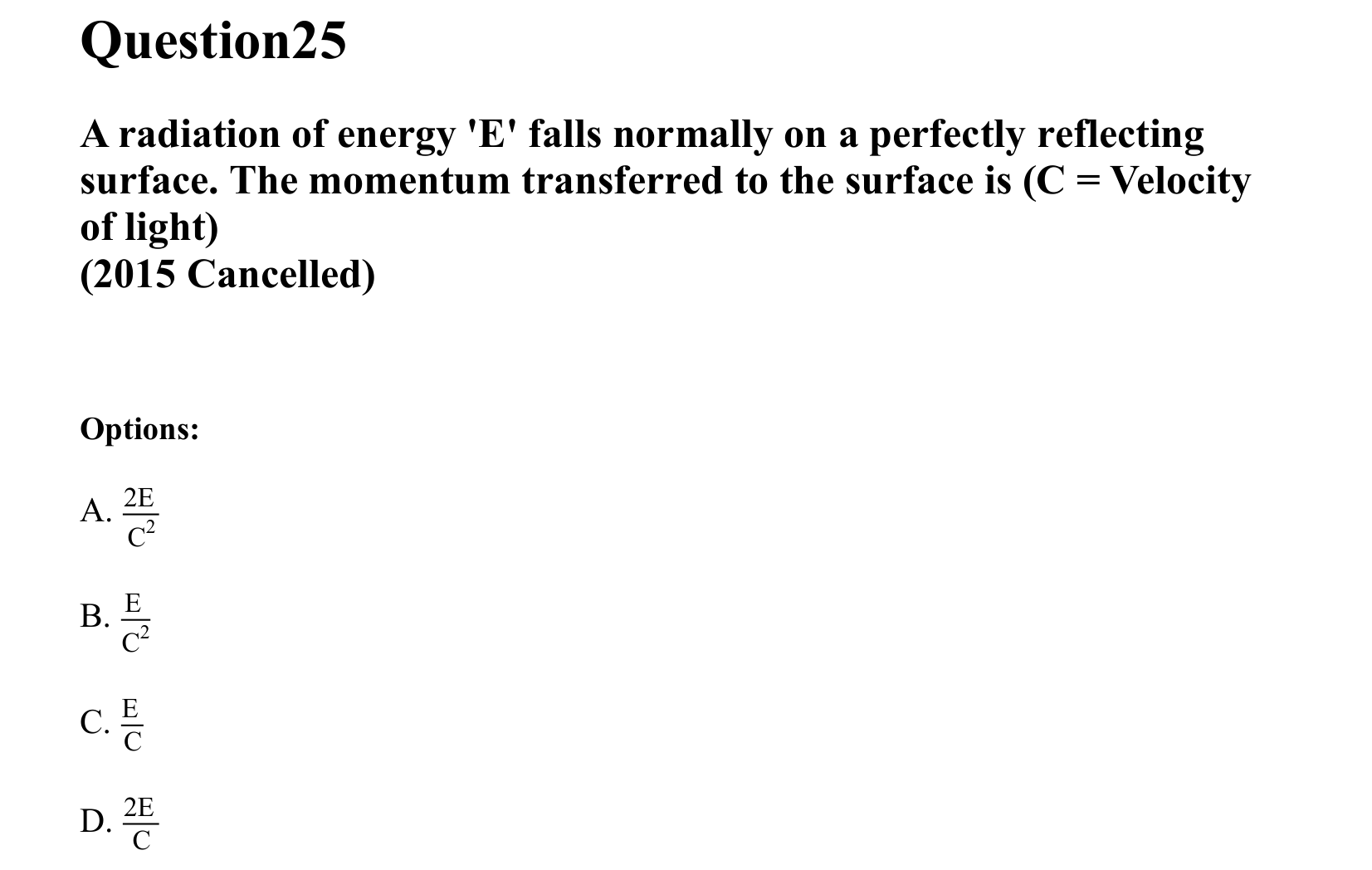 Electromagnetic Waves question 25