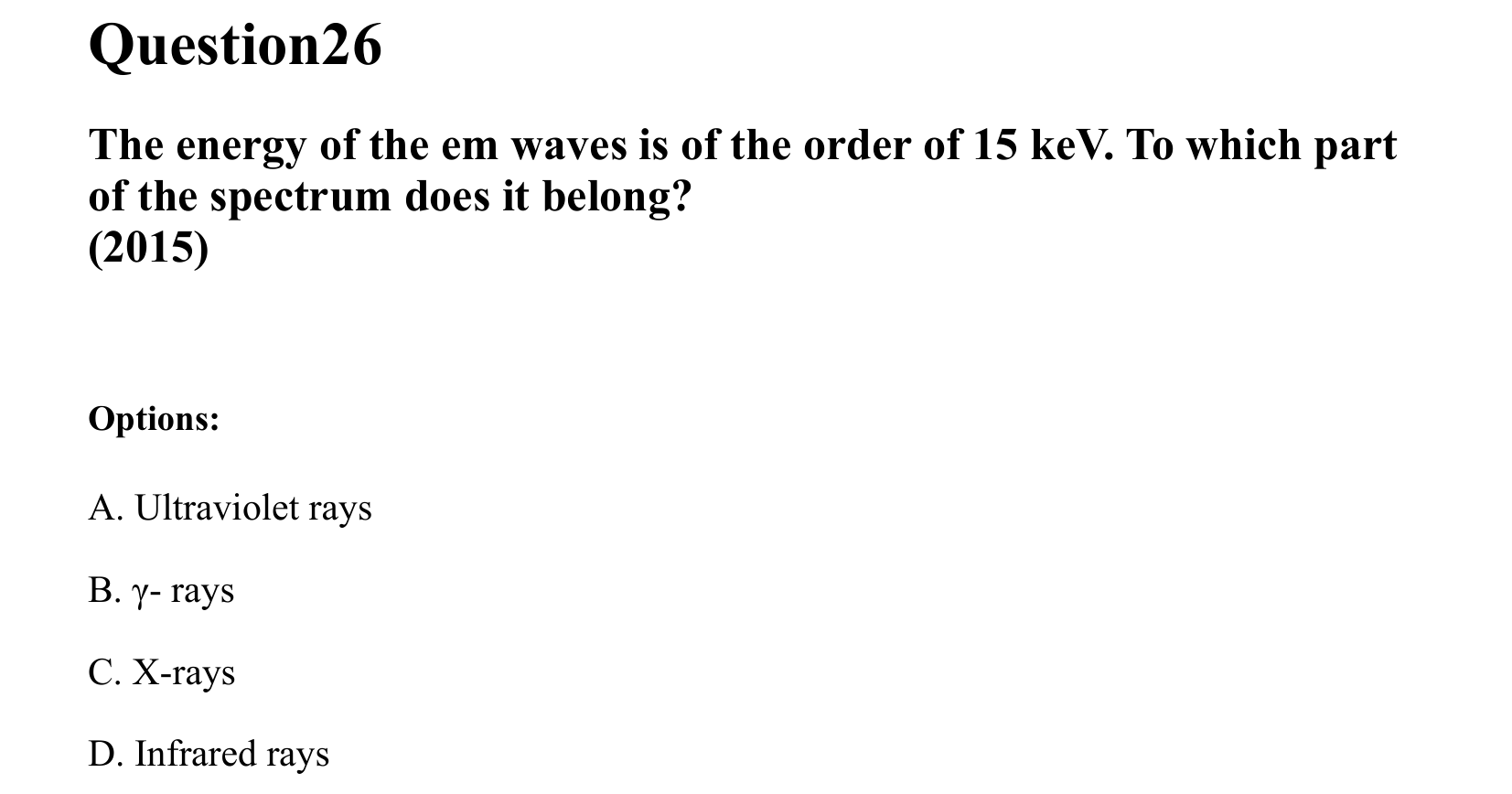 Electromagnetic Waves question 26