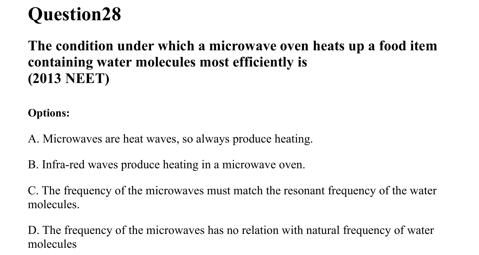 Electromagnetic Waves question 28
