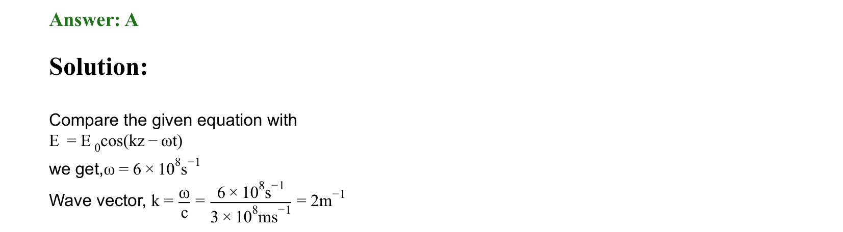 Electromagnetic Waves solution 30