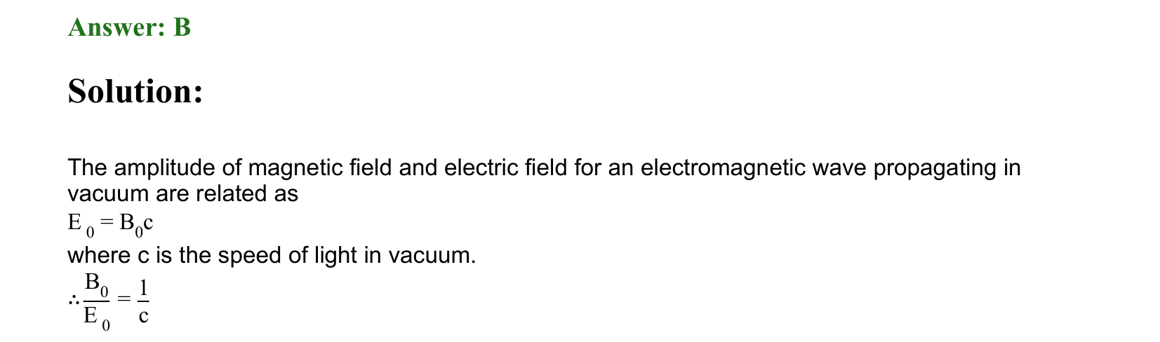Electromagnetic Waves solution 31
