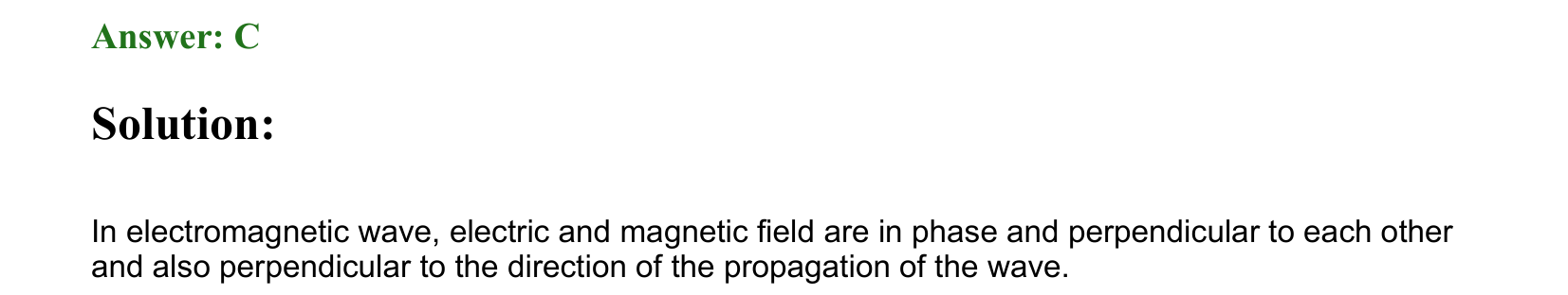 Electromagnetic Waves solution 38
