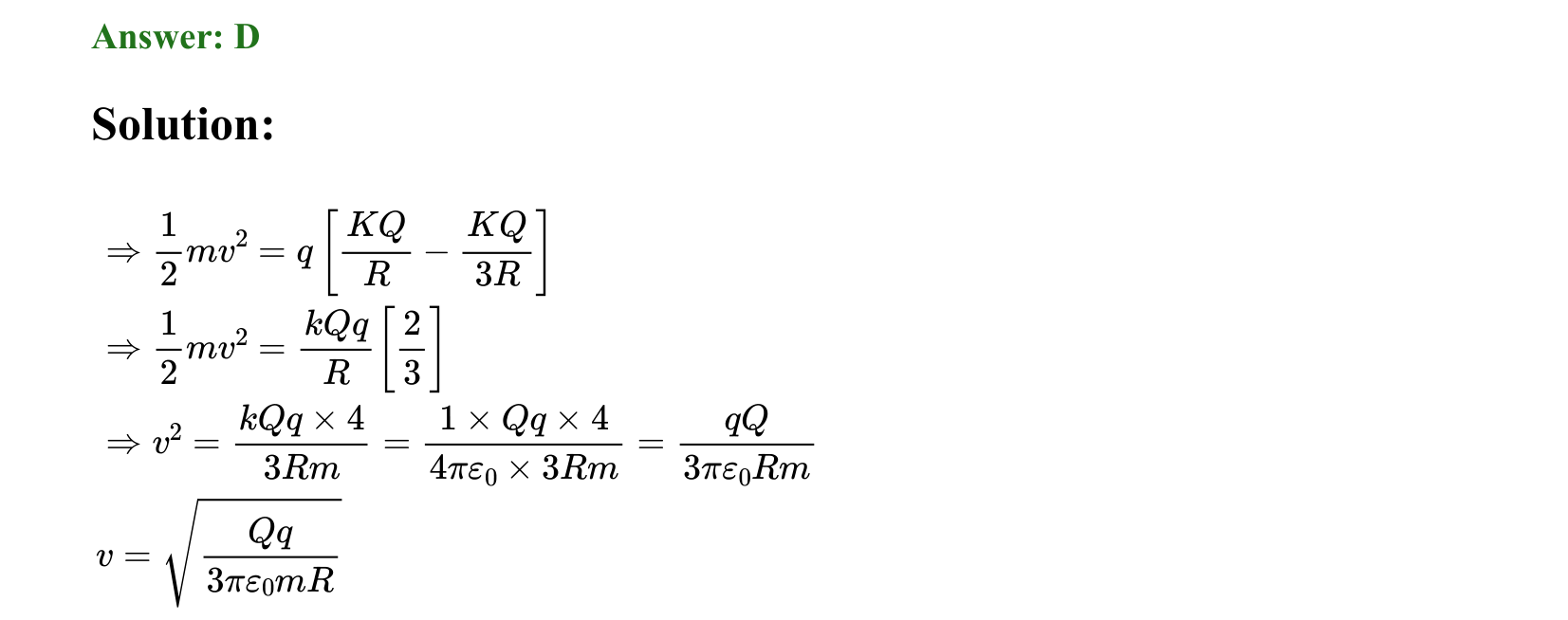 Electrostatics solution 3
