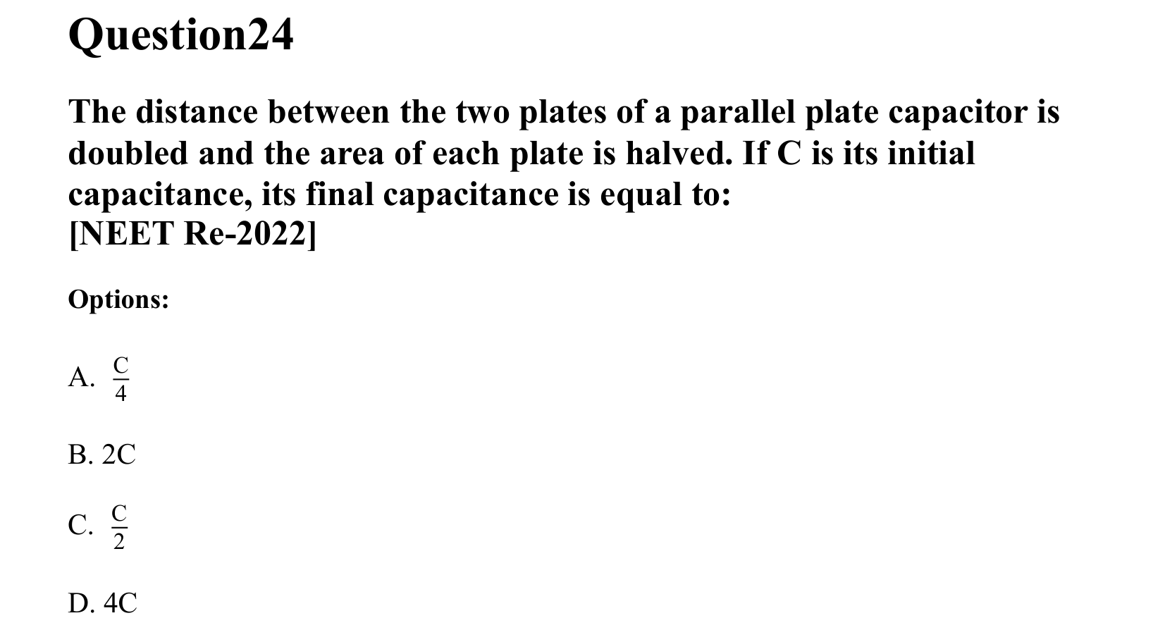 Electrostatics question 24
