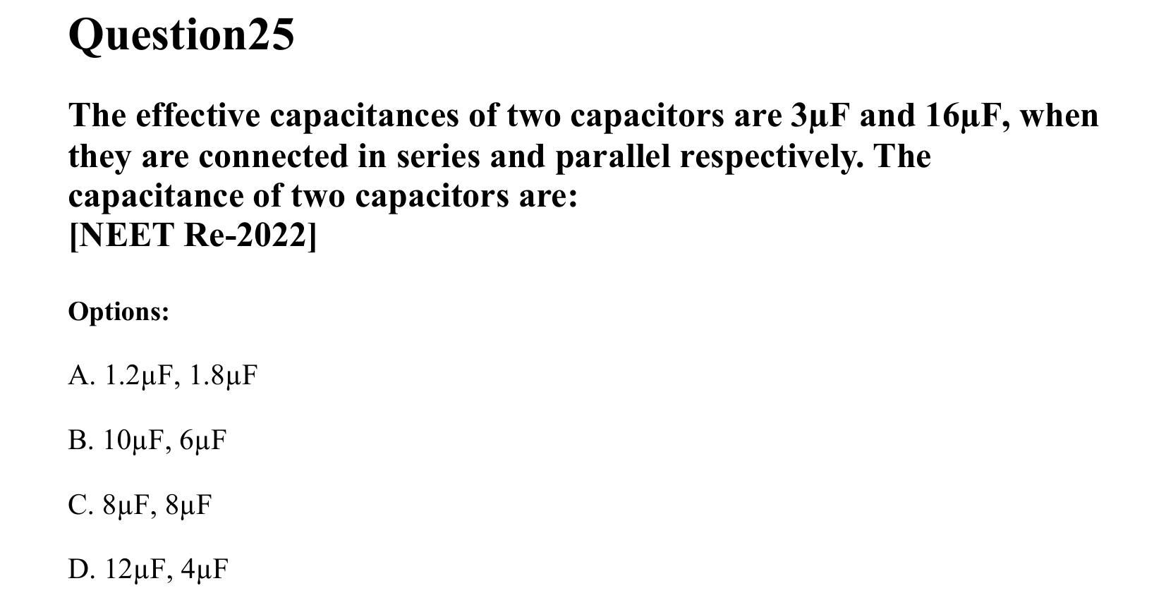 Electrostatics question 25