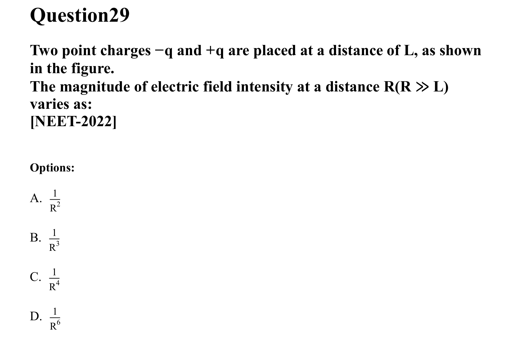 Electrostatics question 29